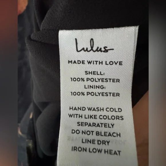 Lulu's Black and Orange Floral Long Sleeve Dress - Picture 6 of 12